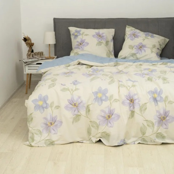 Постільна білизна євро Viluta Сатин Twill 744-E 220х200 см