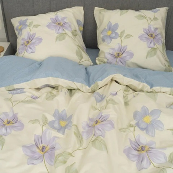 Постільна білизна євро Viluta Сатин Twill 744-E 220х200 см
