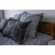 Постільна білизна сімейна ТЕП Quadro Star grey 2-00882-25737 150х215х2 см