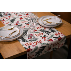 Раннер Ardesto Happy Holidays ART01HW 40х140 см білий гостролист