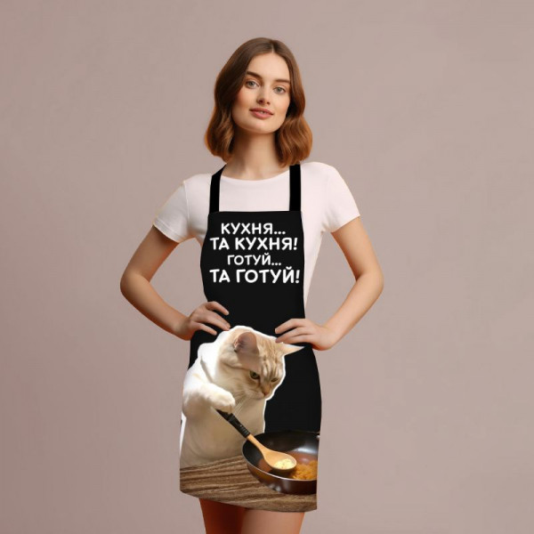 Фартух 3D Кухня та кухня 4460 17988 80х60х24 см