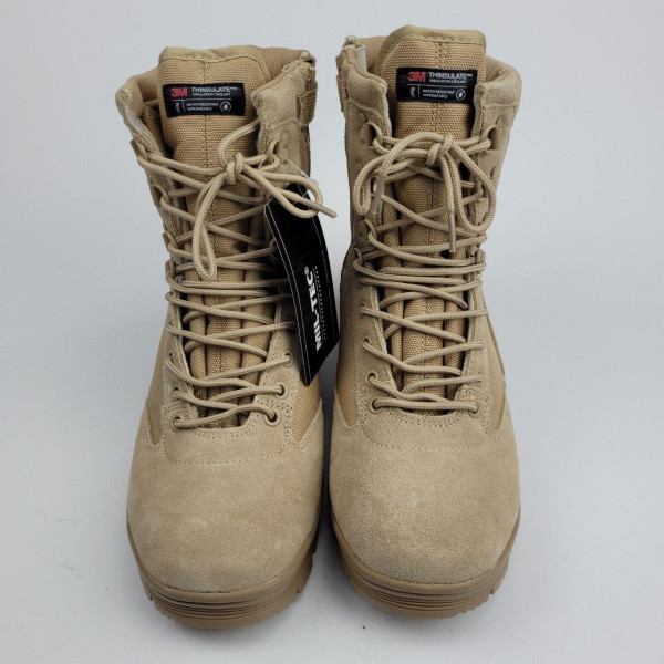 Черевики тактичні Mil-Tec Tactical Boot Zipper YKK Khaki ЗСУ 12822104 7314 43 р хакі