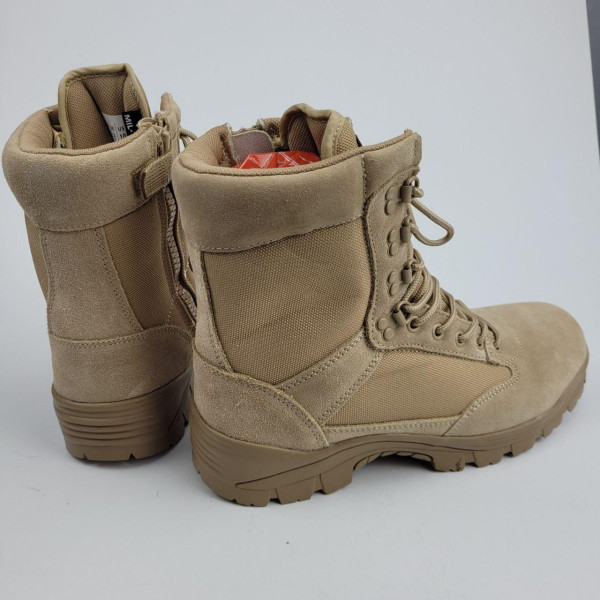 Черевики тактичні Mil-Tec Tactical Boot Zipper YKK Khaki ЗСУ 12822104 7314 43 р хакі