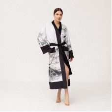 Кімоно жіноче з плюшевого велюру Kimono Inspiration 18384 M