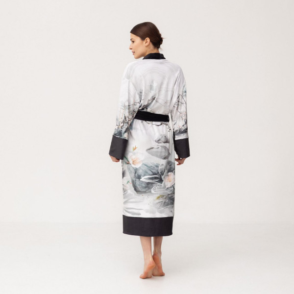 Кімоно жіноче з плюшевого велюру Kimono Inspiration 18385 L