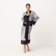 Кімоно жіноче з плюшевого велюру Kimono Luxury 18377 S