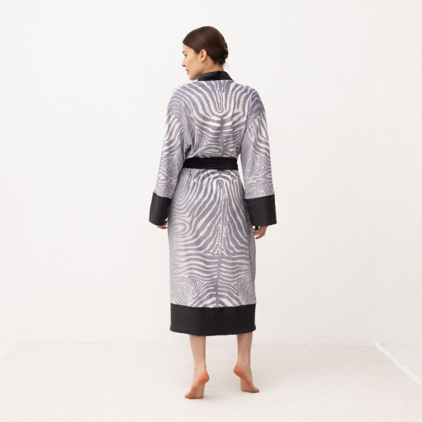 Кімоно жіноче з плюшевого велюру Kimono Luxury 18378 M