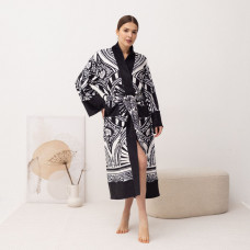 Кімоно жіноче з плюшевого велюру Kimono Noire 18130 M
