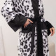 Кімоно жіноче з плюшевого велюру Kimono Snow Leopard 18373 L