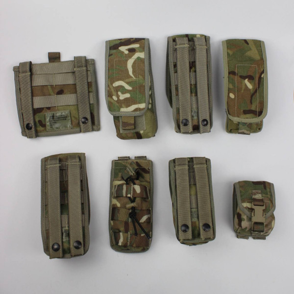 Комплект підсумків швидкого доступу Molle British Osprey Original Cordura ЗСУ 20222046-1 8778 8 шт