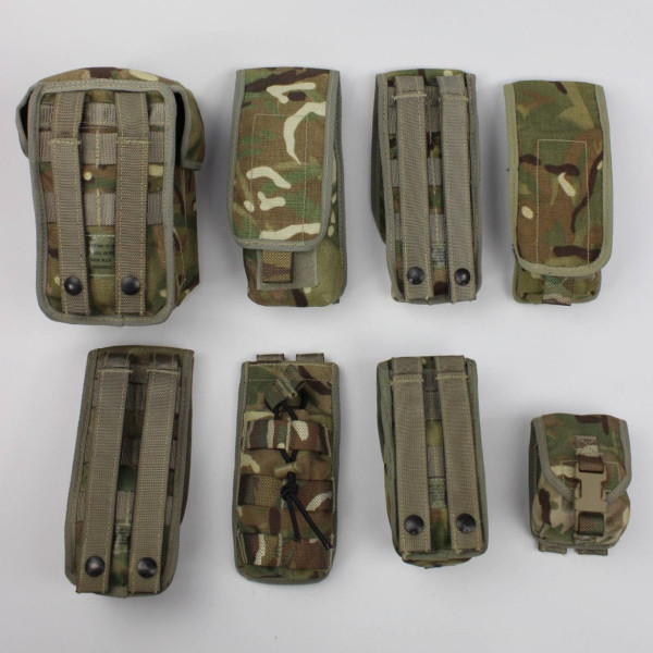 Комплект підсумків швидкого доступу Molle British Osprey Original Cordura ЗСУ 20222046-2 8854 8 шт