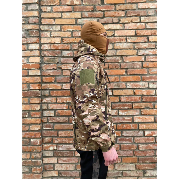 Куртка чоловіча тактична HAN WILD G8 на флісі ВСУ (ЗСУ) Мультикам 20222214-M 10462 M хакі
