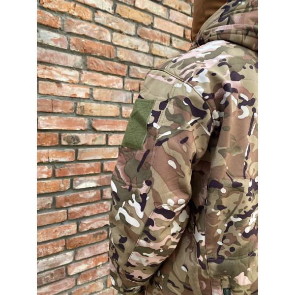 Куртка чоловіча тактична HAN WILD G8 на флісі ВСУ (ЗСУ) Мультикам 20222214-M 10462 M хакі