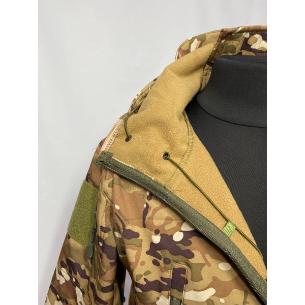 Куртка чоловіча тактична HAN WILD G8 на флісі ВСУ (ЗСУ) Мультикам 20222214-M 10462 M хакі