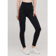 Легінси жіночі в рубчик з пуш-ап LEGGINGS RIB 18864 S-M чорні