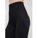 Легінси жіночі в рубчик з пуш-ап LEGGINGS RIB 18864 S-M чорні
