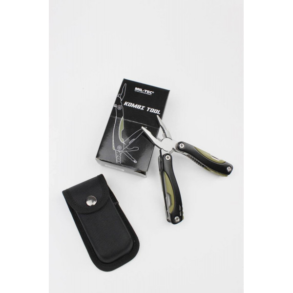 Ніж армійський кишеньковий Combi Tool Mil-Tec Німеччина ВСУ (ЗСУ) 15402001 9291 18,5 см оливковий