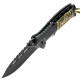 Ніж складаний кишеньковий Einhandmesser paracord Mil-Tec Німеччина ЗСУ 15318410 8080 10 см