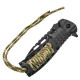 Ніж складаний кишеньковий Einhandmesser paracord Mil-Tec Німеччина ЗСУ 15318410 8080 10 см
