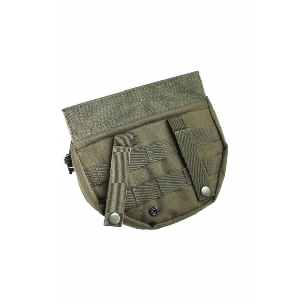 Підсумок з кріпленням до плитоноски MiL-tec Molle ЗСУ Німеччина 13486301 8642 оливковий 23х4,5х16 см