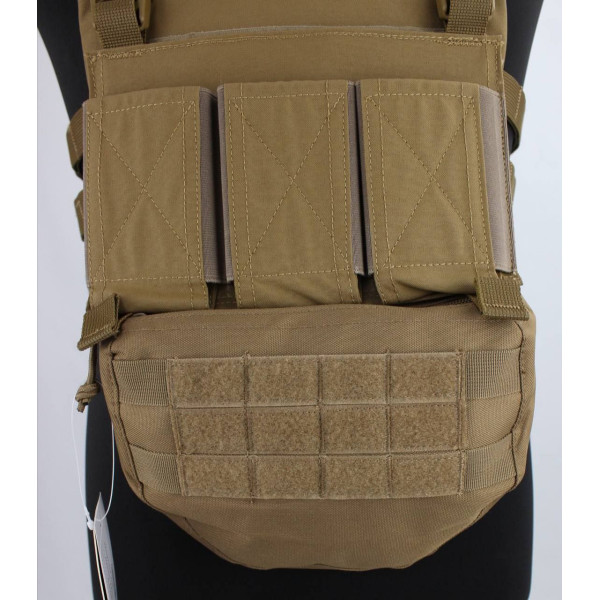 Подсумок с креплением к плитоноски MiL-tec Molle ВСУ (ЗСУ) Германия 13486319 8116 койот 23х4,5х16 см