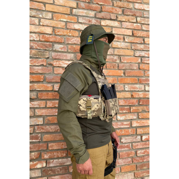 Розвантажувальний жилет плитоноска з евакуацією із системою Molle ЗСУ Піксель 20211855 7220