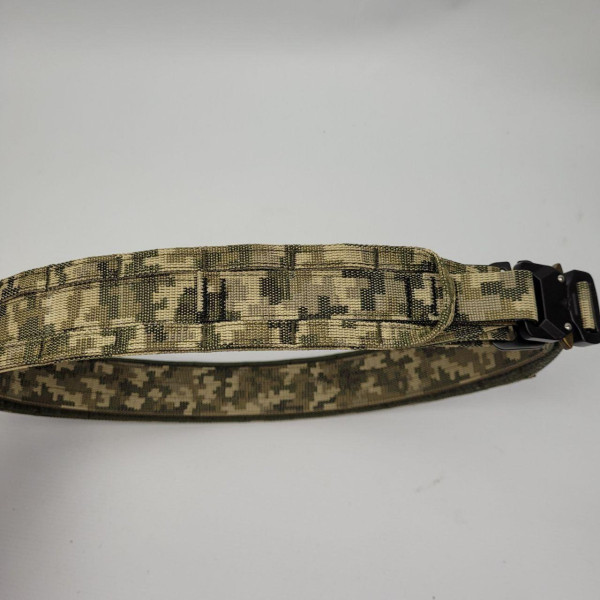 Ремінь тактичний чоловічий із системою молі Molle ЗСУ Range belt Pixel 20221912-L 7023 L піксель