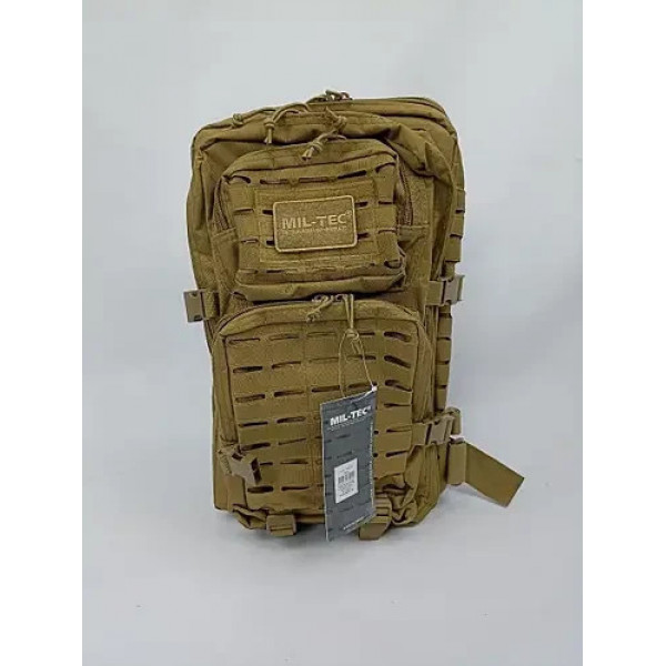 Рюкзак тактичний MiL-tec Німеччина ЗСУ 2705 7310 36 л 51х29х28 см койот