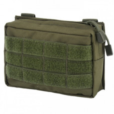 Сумка поясна Oliv Molle MiL-tec Німеччина ЗСУ 13487001 7216 17х5х12 см оливкова