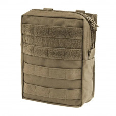 Сумка поясна велика Dark Coyote Molle MiL-tec Німеччина ЗСУ 13487119 6662 19х7х23 см койот
