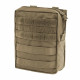 Сумка поясна велика Dark Coyote Molle MiL-tec Німеччина ЗСУ 13487119 6662 19х7х23 см койот