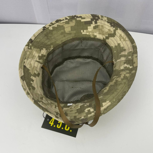 Тактична бойова військова панама з підкладкою із сітки ЗСУ 1058 6730 56 розмір піксель хакі