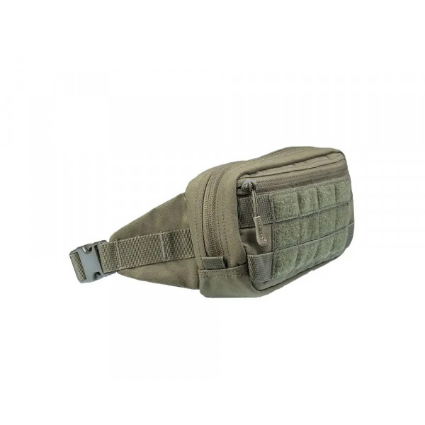 Тактична сумка-бананка Mil-tec Fanny Pack Molle ЗСУ 13512501 6652 23,5х6х12 см олива