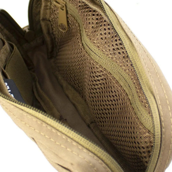 Тактична сумка-бананка Mil-tec Fanny Pack Molle ЗСУ 13512519 6653 23,5х6х12 см койот