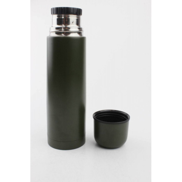Термос питний MiL-tec Steel Німеччина ЗСУ 14531900 8120 500 мл оливковий