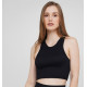 Топ-майка у рубчик HALTER TOP RIB 18862 S-M чорний