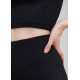 Топ-майка у рубчик HALTER TOP RIB 18862 S-M чорний