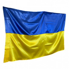 Прапор України великий атласний ЗСУ 20221800 6727 150х95 см