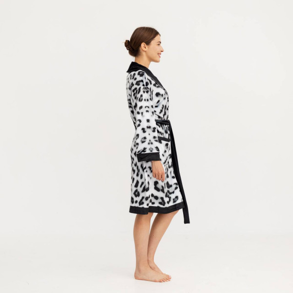 Халат жіночий з плюшевого велюру ексклюзивний Amur 18279 L-XL