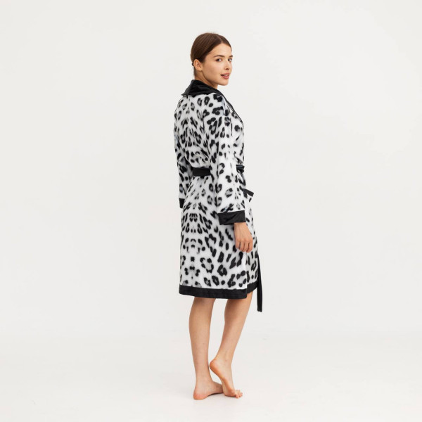 Халат жіночий з плюшевого велюру ексклюзивний Amur 18279 L-XL