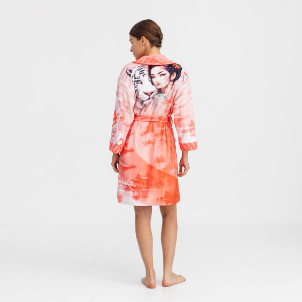 Халат жіночий з плюшевого велюру Asia 18323 L-XL