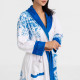 Халат жіночий з плюшевого велюру ексклюзивний Mirami 18295 L-XL
