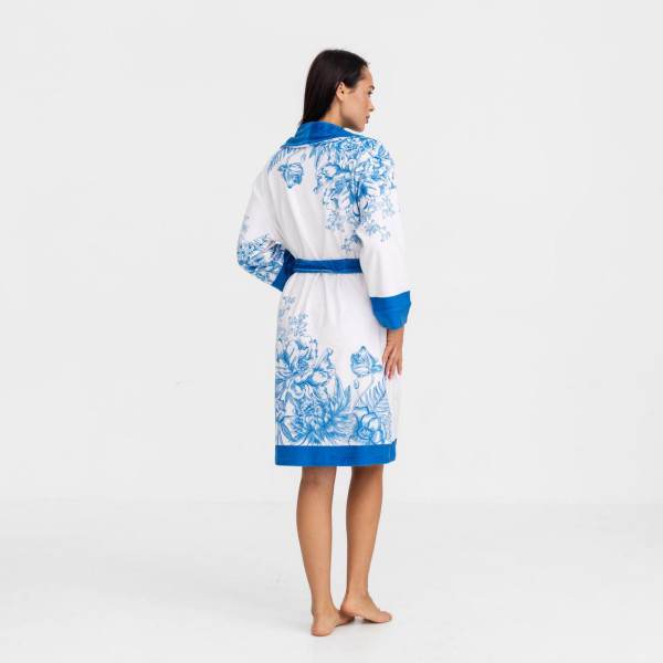 Халат жіночий з плюшевого велюру ексклюзивний Mirami 18295 L-XL