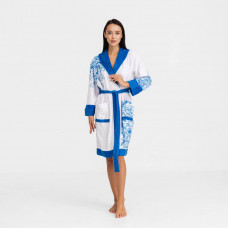 Халат жіночий з плюшевого велюру ексклюзивний Mirami 18296 2XL-3XL