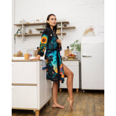 Халат жіночий з плюшевого велюру ексклюзивний Night 18311 L-XL