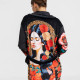 Халат жіночий з плюшевого велюру ексклюзивний Rose 18316 2XL-3XL