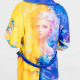 Халат жіночий з плюшевого велюру ексклюзивний Ukrainian heart 18307 L-XL