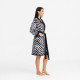 Халат жіночий з плюшевого велюру ексклюзивний Zebra 18267 L-XL
