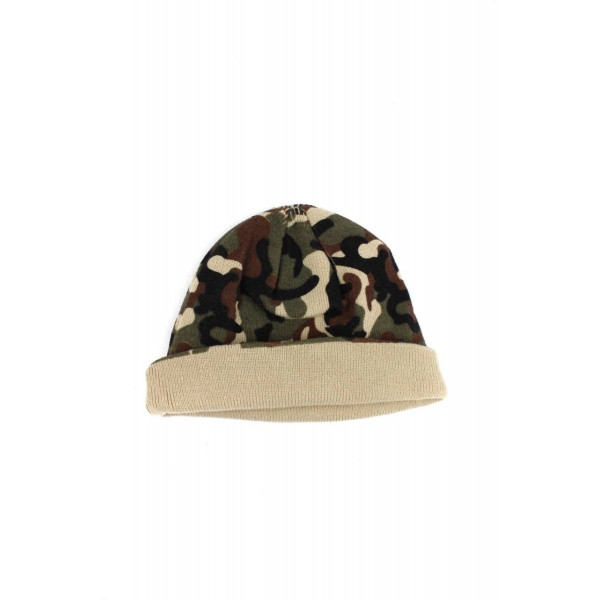 Шапка тактична Beanie Woodland Mil-Tec Німеччина ЗСУ 12138020 8231