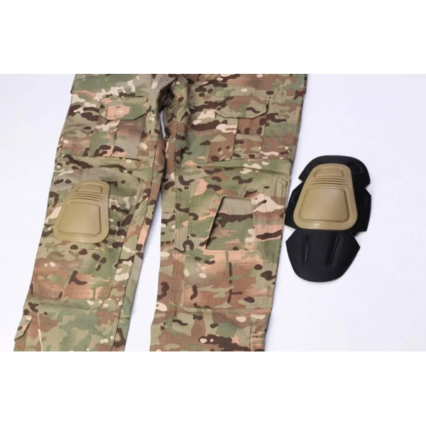 Штани тактичні з наколінниками ВСУ (ЗСУ) Мультикам 20222177-XS 9970 XS хакі